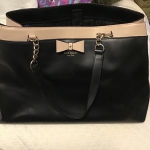 Pink over black Kate Spade large purse